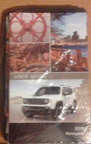 2015 jeep renegade user guide + owners manual dvd packet jeep packet brand new