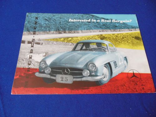 Original mercedes benz british forces returning to the uk brochure 190sl 300sl