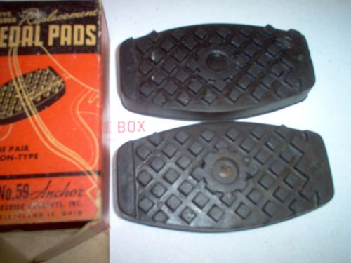 Pedal pads plymouth dodge model a oakland pontiac buick chevrolet chrysler reo