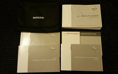 2013 nissan pathfinder owners manual and case