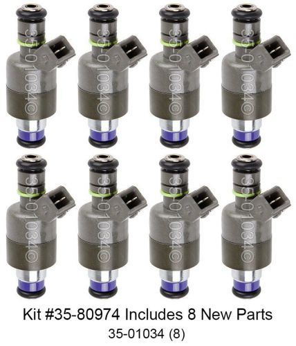 Brand new top quality complete fuel injector set fits for pontiac and chevy