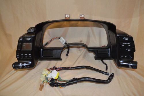 Jdm nissan 300zx fairlady z32 cluster bezel w/ switches instrument surround