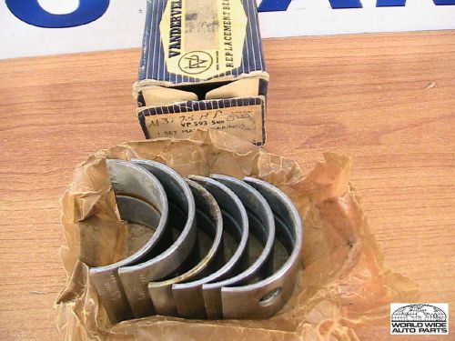 Simca aronde etoile crankshaft main bearings +.5mm &#034;flash&#034; vandervell vp593