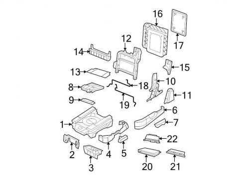 Chrysler oem chrysler seat frame trim panel 1lx571dvaa image 6