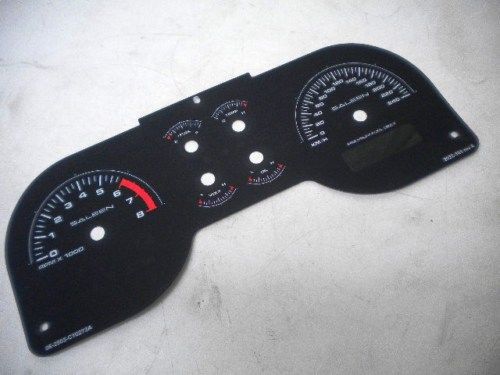 Saleen 05-09  mustang s281 240 kph  speedo cluster gauge face canada euro market