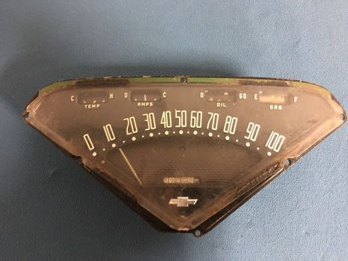 1955-1959 chevy truck oem dash cluster