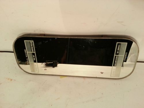 1940&#039;s 1950&#039;s passenger clip on service record visor mirror 53 54 55 56 57 58