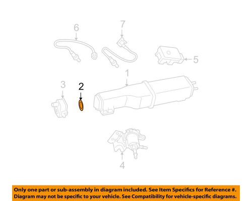 Chrysler oem emission-vapor canister seal 52129436aa