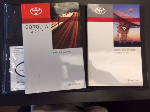 2013 toyota corolla owners manual 2012