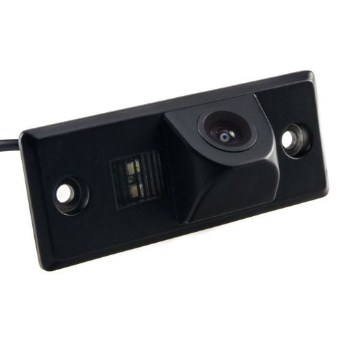 170° hd rear view camera license plate light distance lines for porsche cayenne