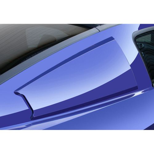 110041 mustang classic design concepts quarter window scoop unpainted pair 2005-