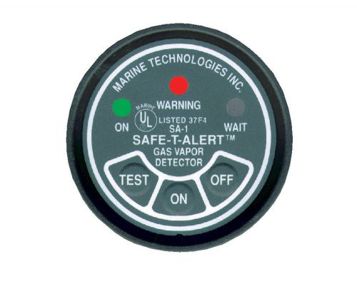 Safe-t-alert gas fume vapor detector - in-dash 2&#034; instrument case mfg# blk sa-1