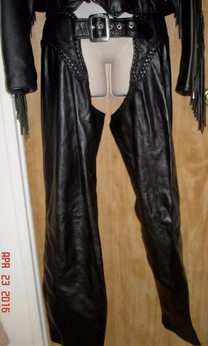 Purple hog napa california vintage leather chaps small excellent 1970&#039;s