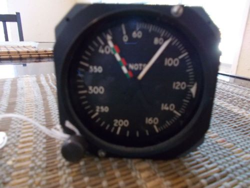 Indicator airspeed and max allowable airspeed