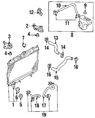 Nissan 216316m100 genuine oem hose