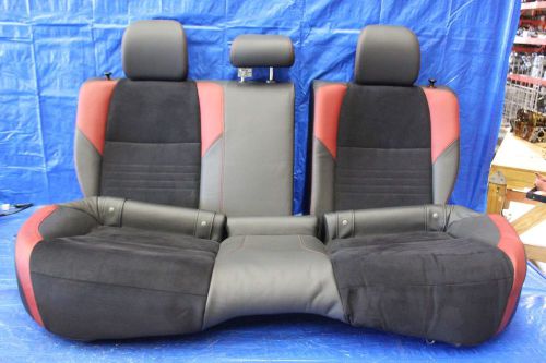 2015 subaru impreza wrx sti sedan oem black/red rear seats assy ej257 va1 #2304