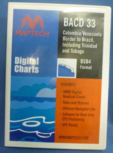 Maptech, bacd 33  columbia/venezuela border to brazil/trinidad &amp;tobago cd