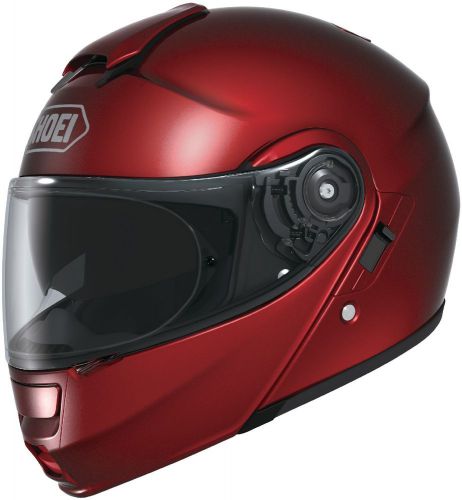 Free 2-day ship shoei neotec solid wine motorcycle helmet modular flip-up 2014