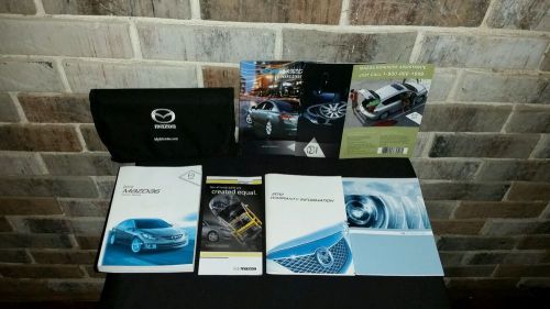 Super nice oem 2012 mazda 6 owners manual book set &amp; case