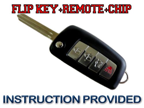 New style flip chip key transmitter keyless entry remote for g35 qx56 kn41