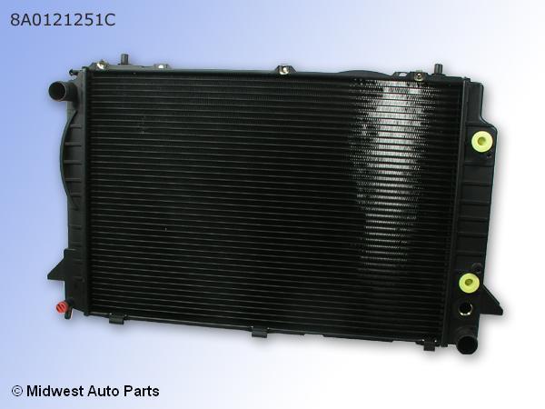 Audi radiator 90 1993-1995 automatic trans