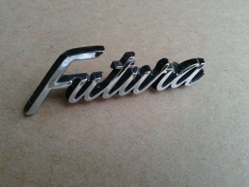 1968 futura dash glove box door emblem fomoco