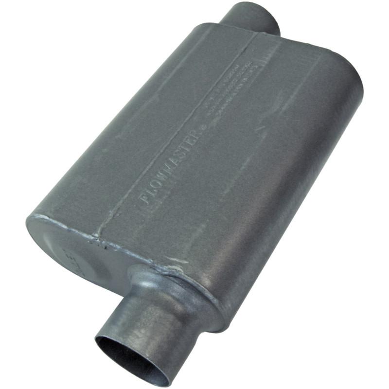 Flowmaster 40 delta muffler 409s - 3.00 offset in / 3.00 offset out - aggressive