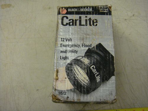 Black &amp; decker 12v carlite 9512,emergency, flood, utility light