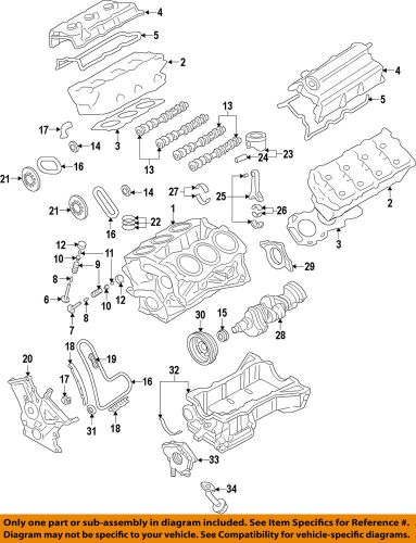 Ford oem-engine valve cover aa5z6582e