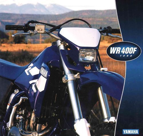 1998 yamaha wr400f off road motorcycle brochure -wr 400 f-yamaha-wr400 f