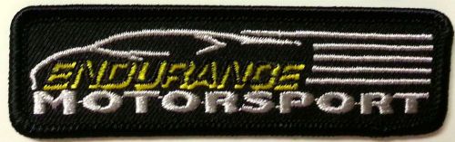 Endurance prototype motorsport iron on auto racing patch