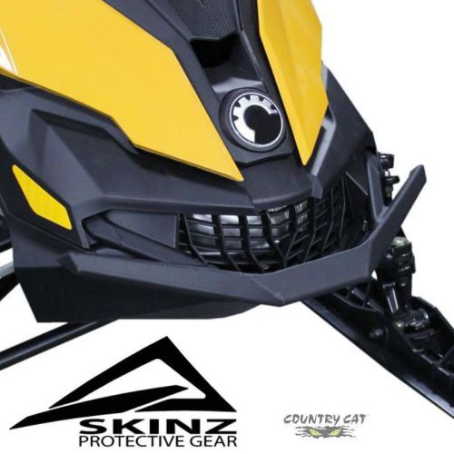 Skinz chromalloy aluminum black front bumper - ski-doo 2013-2016 rev-xm &amp; xs