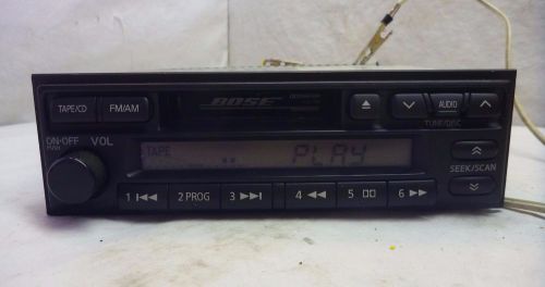 01 nissan pathfinder bose am fm radio cassette player ck198 pn-1710k kp593