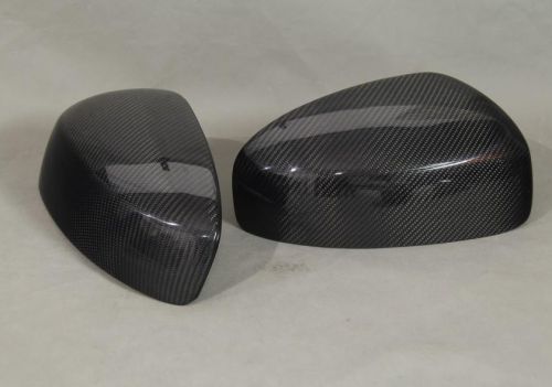 For infiniti fx35 fx37 jx35 qx50 qx60 carbon fiber mirror covers caps  tape-on