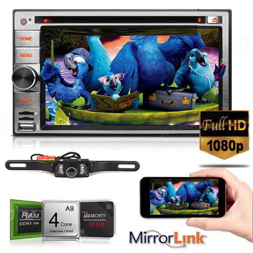 6.2&#034; double 2din android car gps navi stereo dvd player 3g-wifi ipod bt+camera