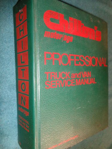 1971-1978 chevy jeep ford gmc scout truck &amp; van shop manual / chiltons book