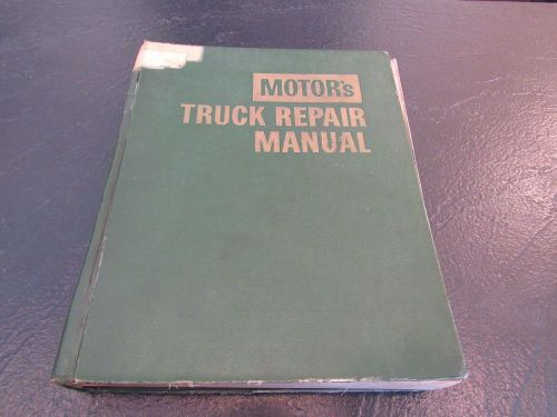 Motor&#039;s 20th edition truck manual 1967