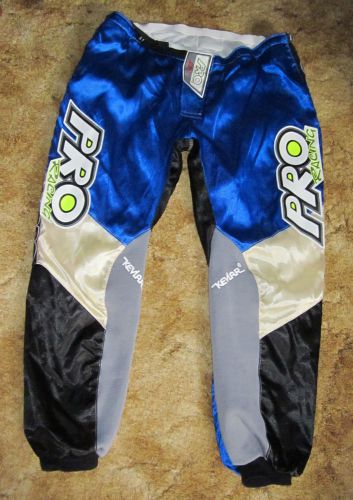 Pro  - size 44 adult mens kevlar leg pants motorcycle racing moto cross atv