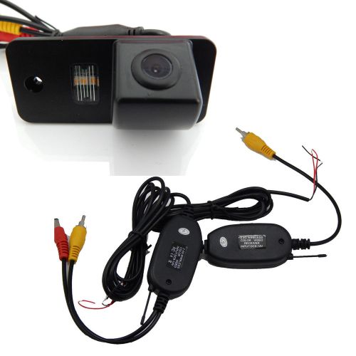 Wireless car backup rear view reverse camera for audi a3 a4 a6 q7 night vision