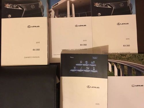 2015 lexus rx 350 owners manual