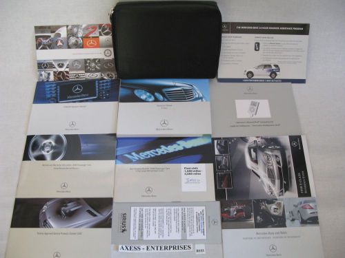 2008 mercedes e e320 e350 e550 e63 owners manuals books navigation book set b153