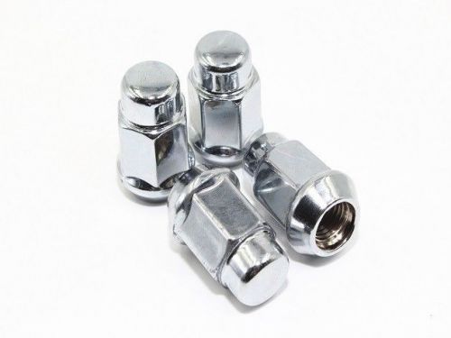 24 chrome acorn bulge lug nuts 14x1.5mm suv tahoe escalade silverado gmc yukon