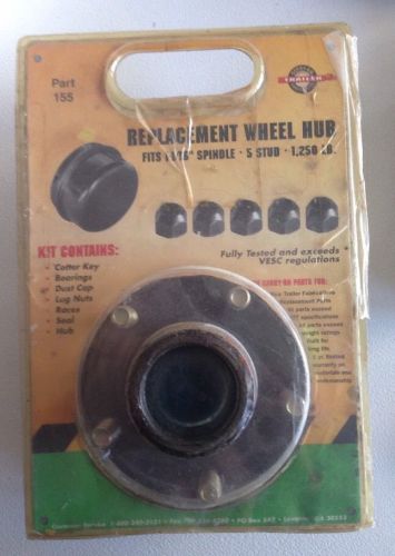 Carry on trailer replacement wheel hub 1-1/16&#034; spindle 5 stud  part 155
