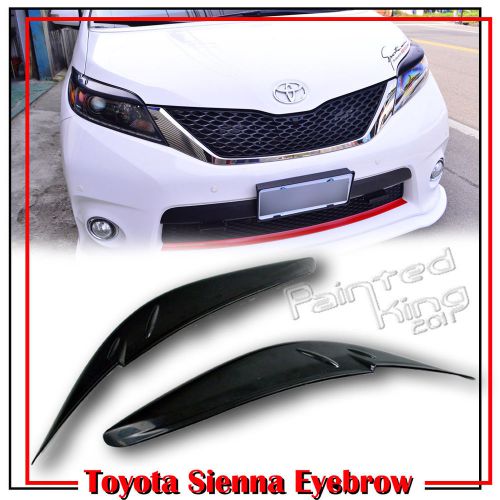 Painted color for toyota sienna 3rd 5dr front eyelids headlight cover 2011up