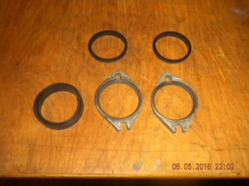 Harley set of intake manifold flanges w/seals for evo big twin w/ c.v.carb