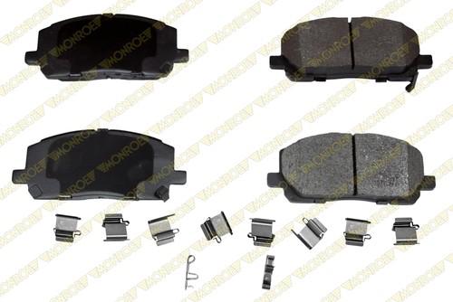 Monroe fx884 brake pad or shoe, front-monroe prosolution semi-metallic brake pad