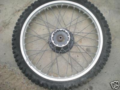 1981 suzuki rm125 front wheel 21" rim