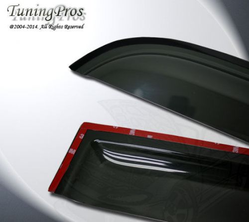 92-00 lexus sc300 sc400 2.0mm outside mount rain guard wind deflector visor 2pcs