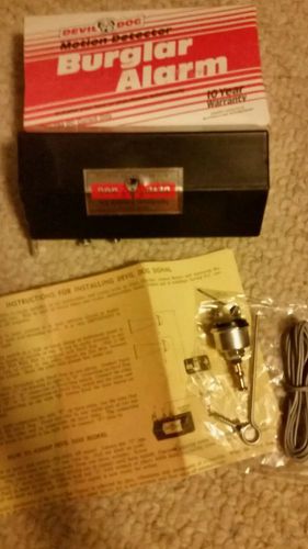 Vintage devil dog motion detector burglar alarm for car or home