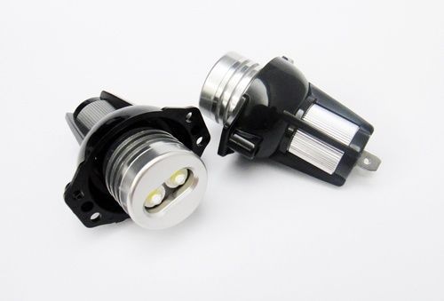 2x 6000k angel eye led halo smd canbus bulb bmw e90 e91 3-series white headlight